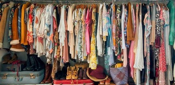 Something like my old wardrobe - eclectic (mostly bohemian), print-heavy, every color in the rainbow. (Image credit: apartmenttherapy.com)